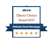 Nicholas David Renninger - Avvo Clients' Choice Award